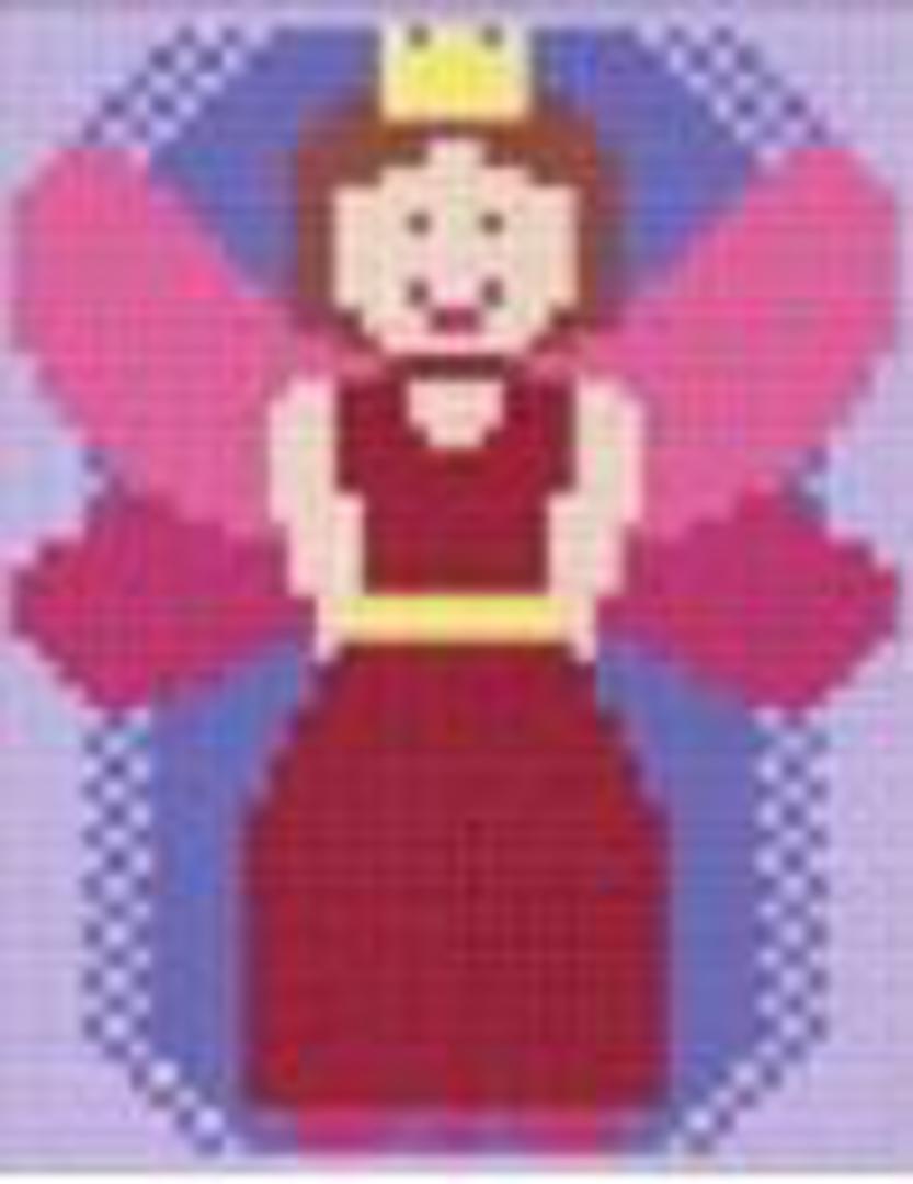 Pink Fairy One [1] Baseplate PixelHobby Mini-mosaic Art Kit image 0